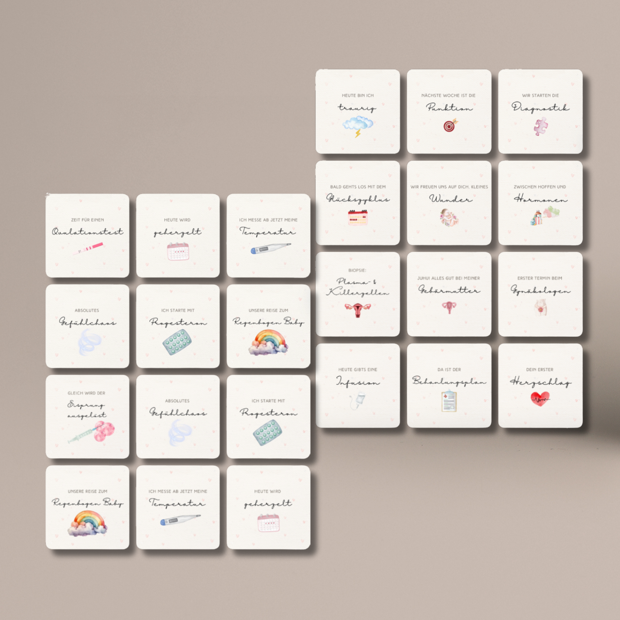 Regenbogenbaby Progesteron Herzschlag Hormone